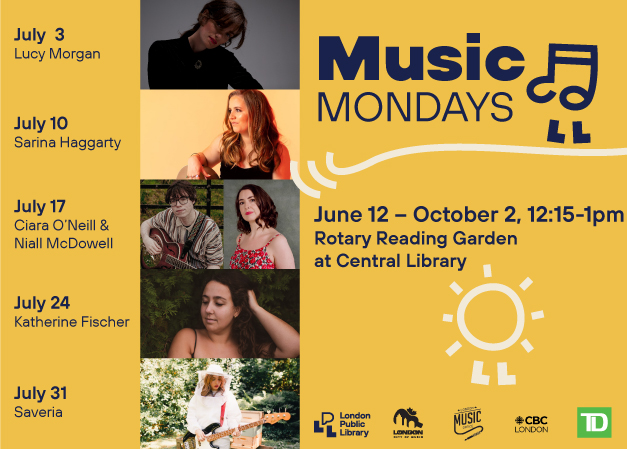 TD Music Mondays July Lineup!